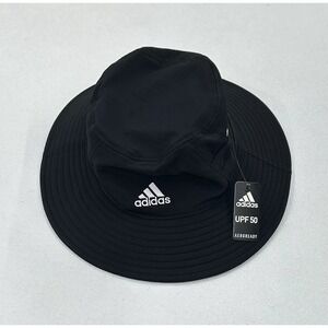 Adidas Unisex Aeroready Victory Bucket Hat, Black, One Size NWT